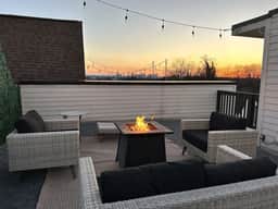 East Nash 3BR/3.5BA | Rooftop Fire Pit + Views - Image 2