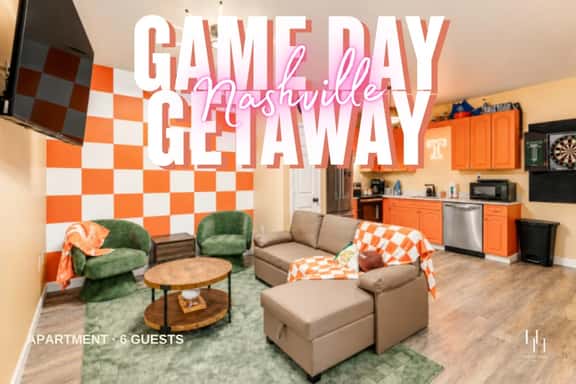 Game Day Getaway | Vols-Themed Stay Near Vanderbilt - Image 1