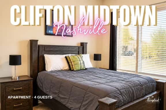 Midtown 1BR by Vandy | Free Parking + Washer/Dryer - Image 1