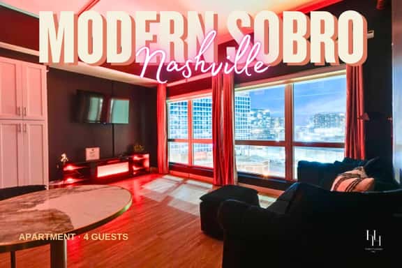 Modern SoBro 1BR | Pool Access & City Views - Image 1