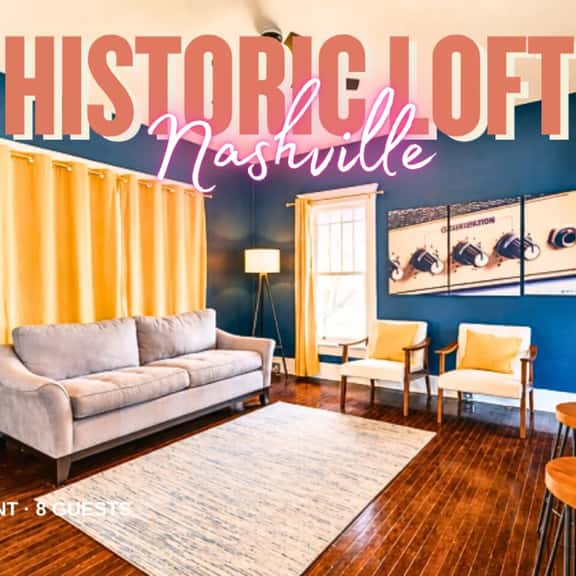 Historic Music City Loft Sleeps 8 | Near Broadway - Image 1