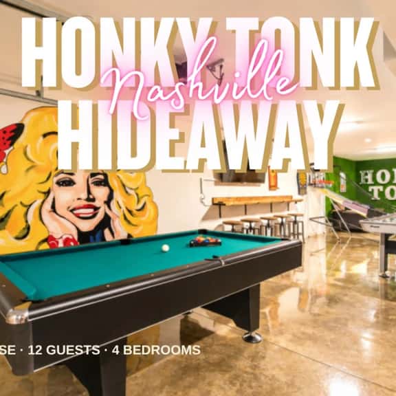 Honky Tonk Hideaway with Rooftop Deck & Game Room! - Image 1