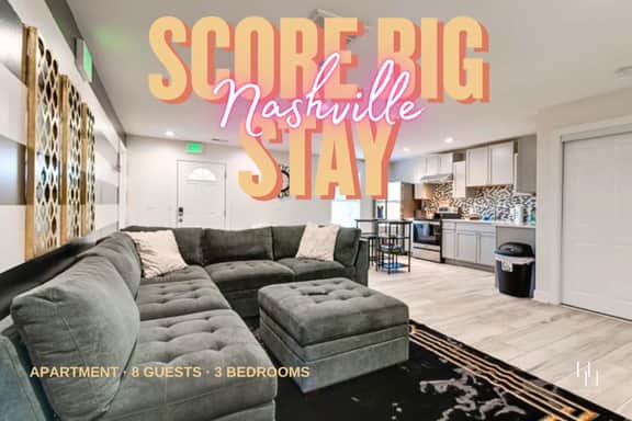 Score Big! Walk to Vandy Stadium & Bars! - Image 2