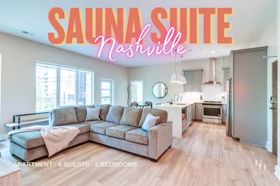 Prime West End 2BR W/ SAUNA & Balcony Near Vandy! - Image 2