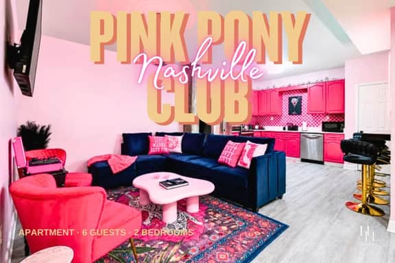 Pink Pony Club | Retreat Near Vanderbilt | Sleeps 6 - Image 2